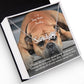 To My Dog Mom, Thanks For Picking Up My Poop. Feed Me. Letting Me Kiss Your Face After Licking My Butt Spending All Of Your Money On My Toys - Paw Print Name Necklace - Gift for Dog Mom