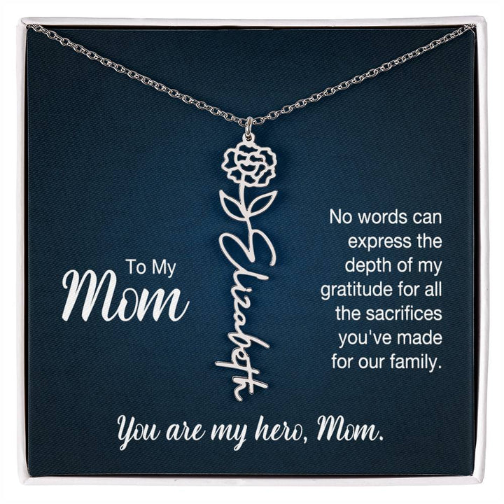 To My Mom, No Words Can Express The Depth Of My Gratitude For All The Sacrifices You&