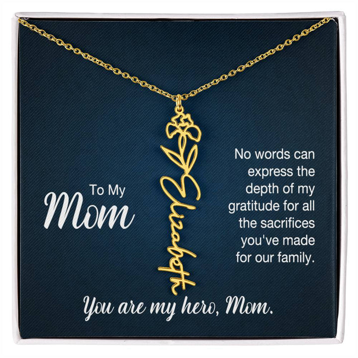 To My Mom, No Words Can Express The Depth Of My Gratitude For All The Sacrifices You&