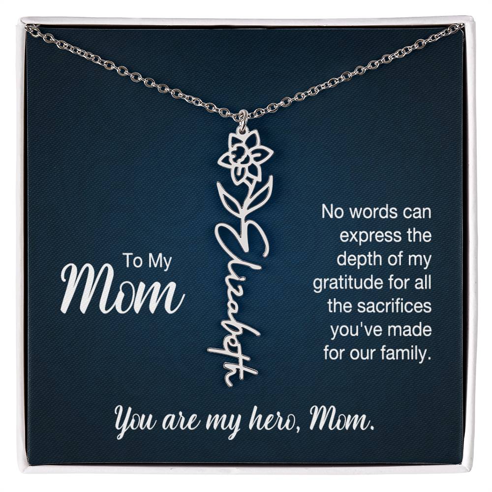 To My Mom, No Words Can Express The Depth Of My Gratitude For All The Sacrifices You&