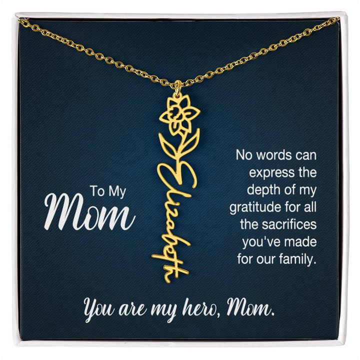 To My Mom, No Words Can Express The Depth Of My Gratitude For All The Sacrifices You&