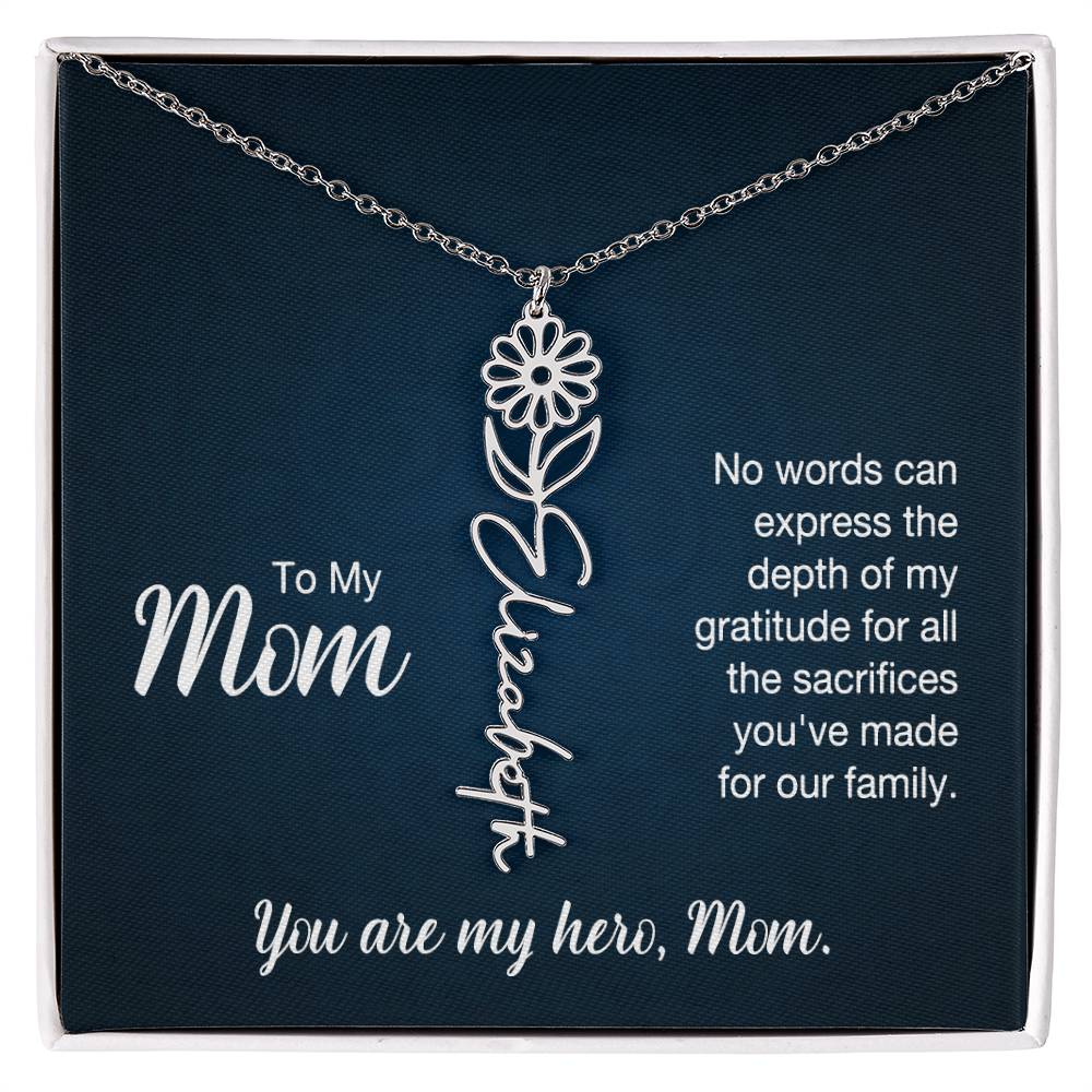 To My Mom, No Words Can Express The Depth Of My Gratitude For All The Sacrifices You&