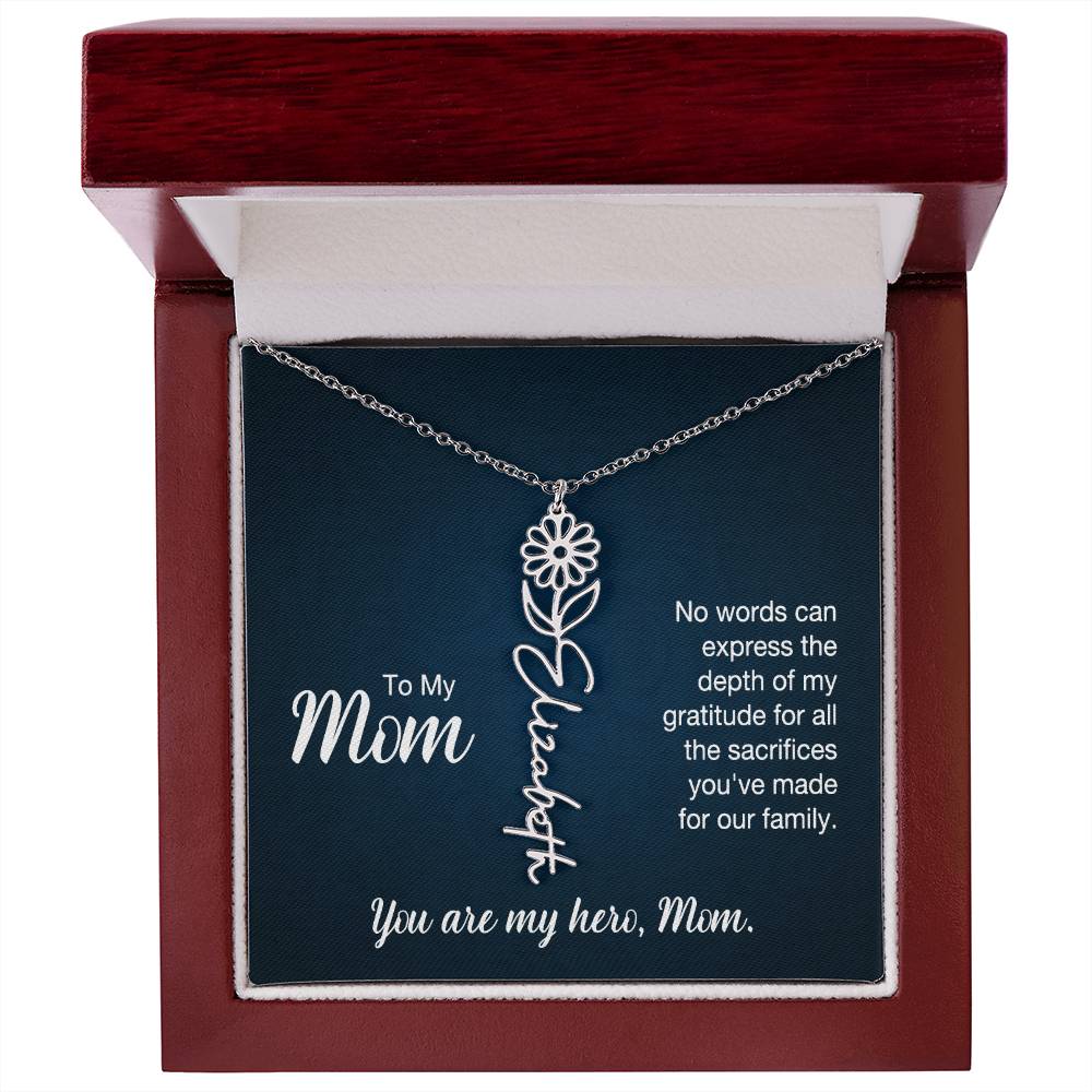 To My Mom, No Words Can Express The Depth Of My Gratitude For All The Sacrifices You&