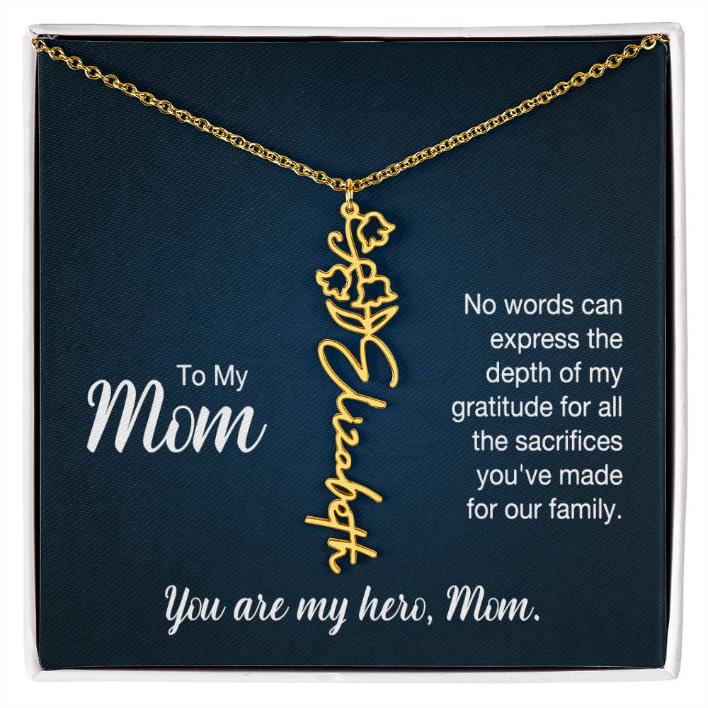 To My Mom, No Words Can Express The Depth Of My Gratitude For All The Sacrifices You&