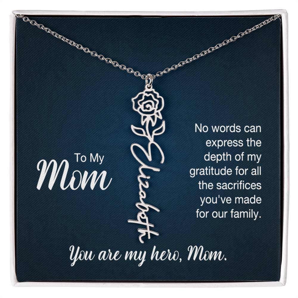 To My Mom, No Words Can Express The Depth Of My Gratitude For All The Sacrifices You&