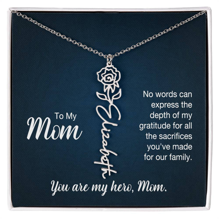 To My Mom, No Words Can Express The Depth Of My Gratitude For All The Sacrifices You&