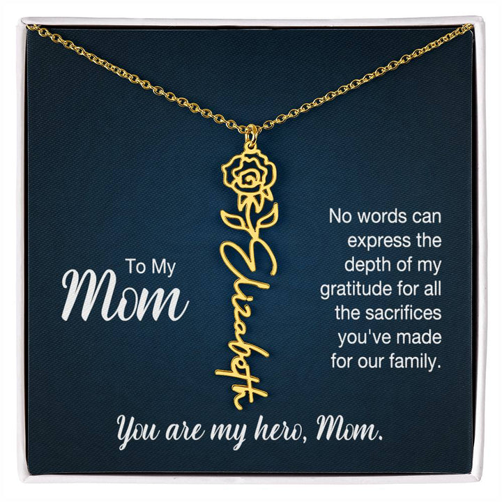 To My Mom, No Words Can Express The Depth Of My Gratitude For All The Sacrifices You&