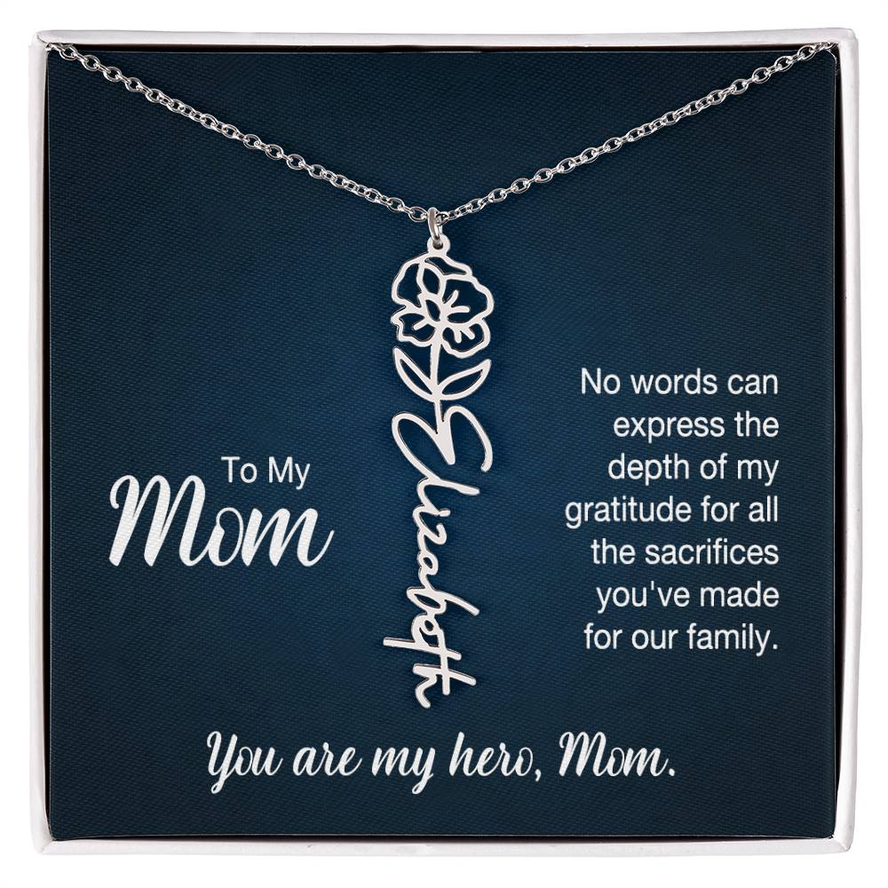 To My Mom, No Words Can Express The Depth Of My Gratitude For All The Sacrifices You&