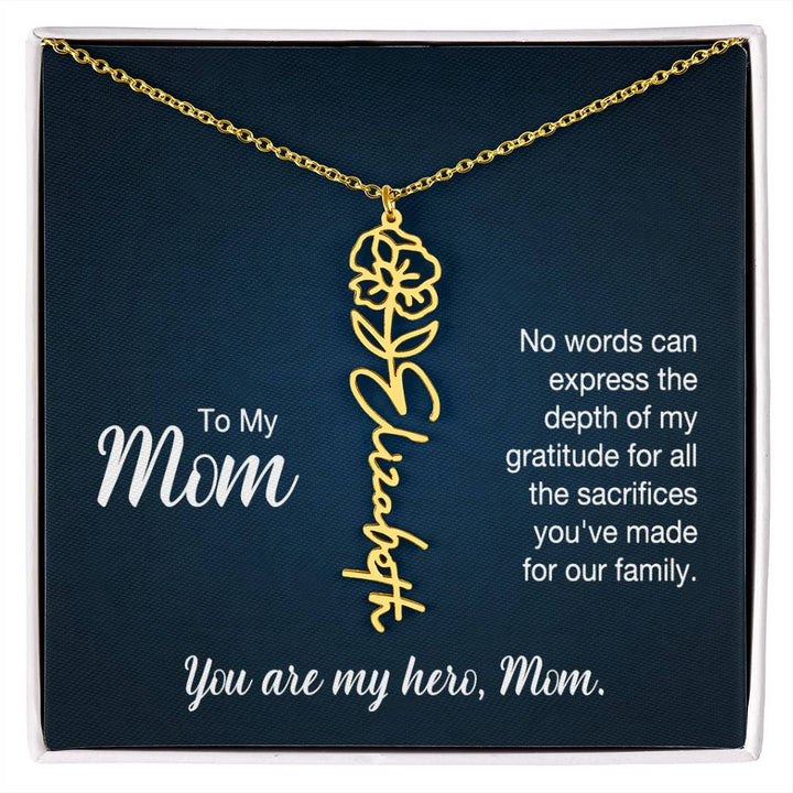To My Mom, No Words Can Express The Depth Of My Gratitude For All The Sacrifices You&