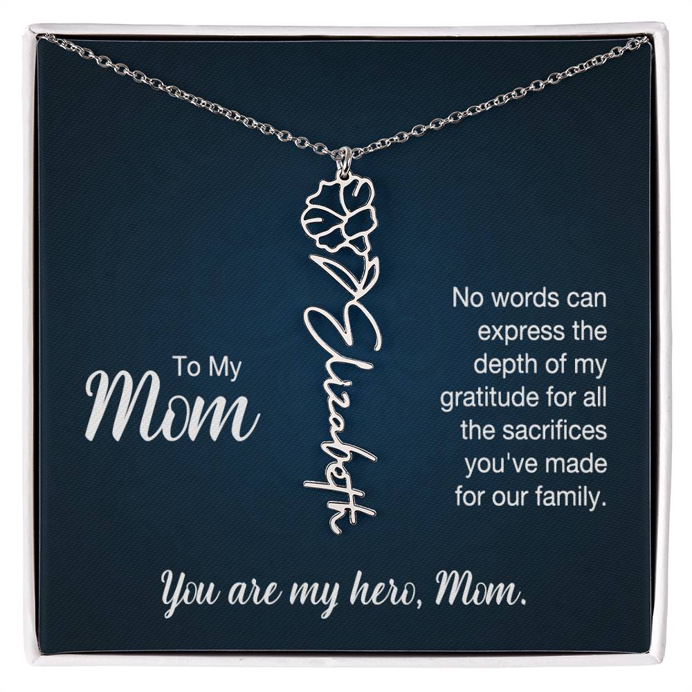 To My Mom, No Words Can Express The Depth Of My Gratitude For All The Sacrifices You&
