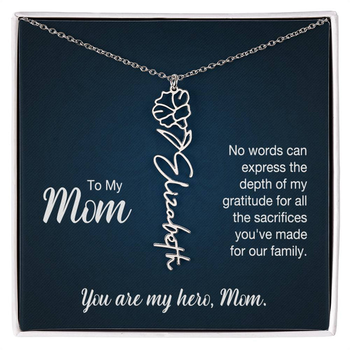 To My Mom, No Words Can Express The Depth Of My Gratitude For All The Sacrifices You&