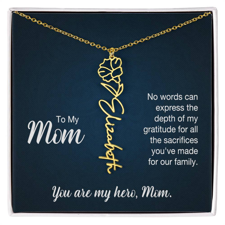 To My Mom, No Words Can Express The Depth Of My Gratitude For All The Sacrifices You&