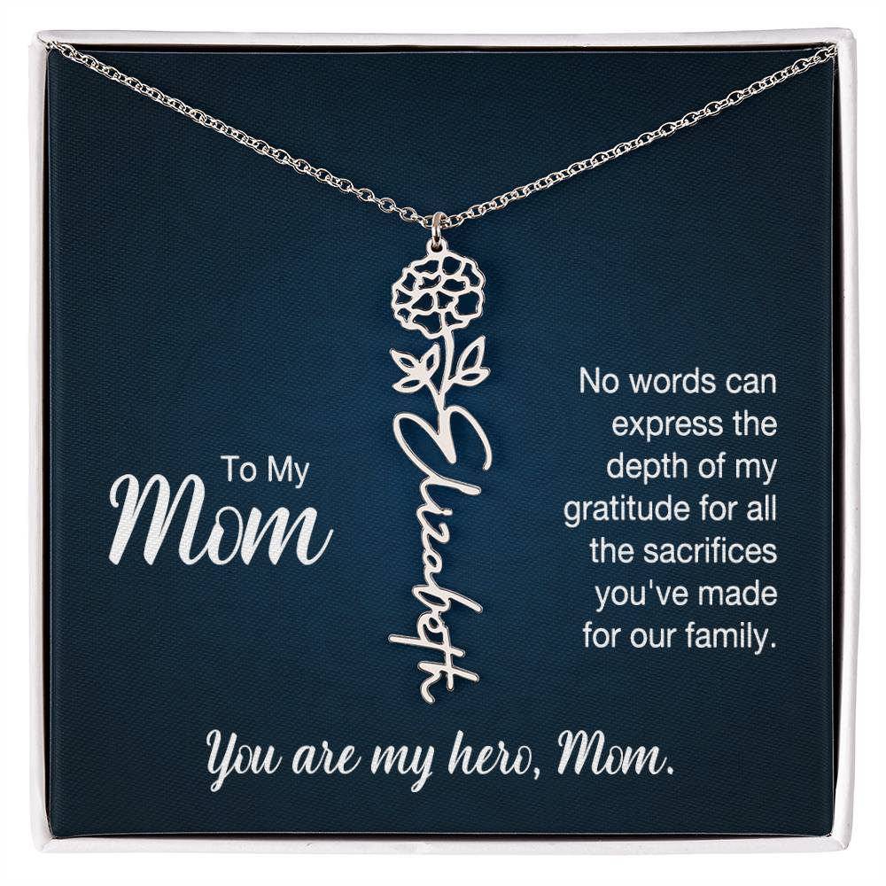 To My Mom, No Words Can Express The Depth Of My Gratitude For All The Sacrifices You&