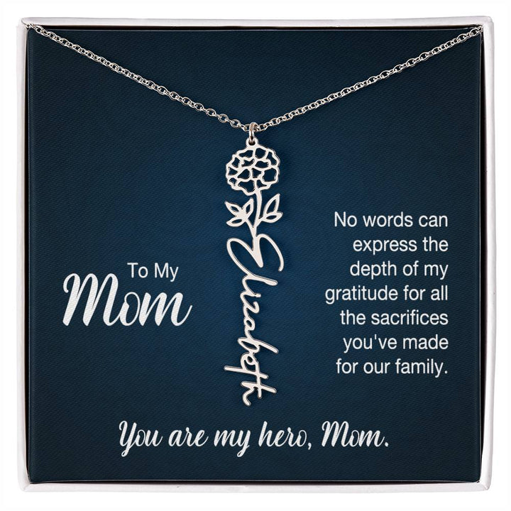 To My Mom, No Words Can Express The Depth Of My Gratitude For All The Sacrifices You&