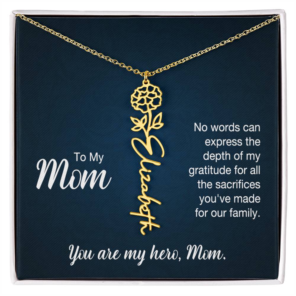 To My Mom, No Words Can Express The Depth Of My Gratitude For All The Sacrifices You&