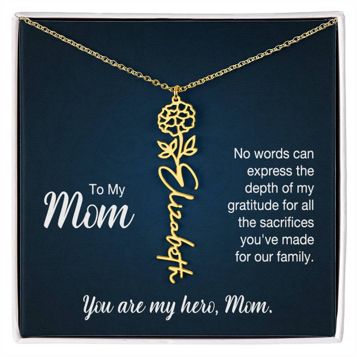 To My Mom, No Words Can Express The Depth Of My Gratitude For All The Sacrifices You&