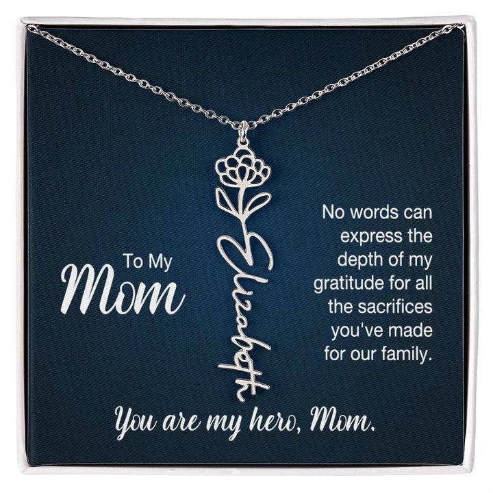 To My Mom, No Words Can Express The Depth Of My Gratitude For All The Sacrifices You&