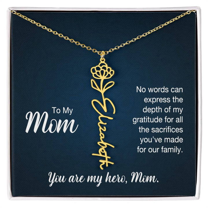 To My Mom, No Words Can Express The Depth Of My Gratitude For All The Sacrifices You&