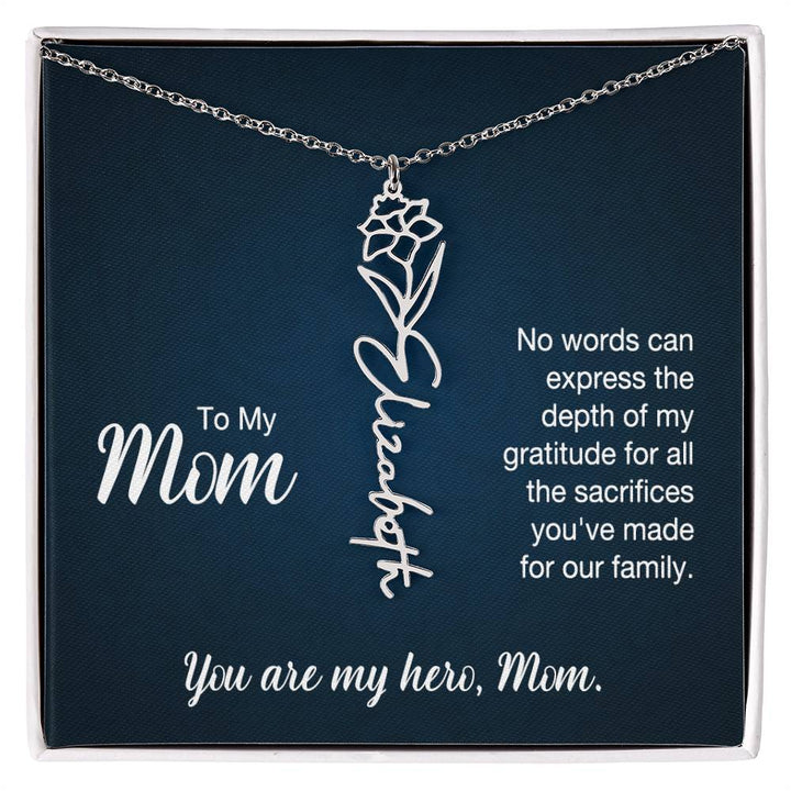 To My Mom, No Words Can Express The Depth Of My Gratitude For All The Sacrifices You&