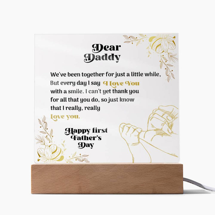 Dear Daddy, Happy First Father&