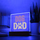 Dog Dad - Square Acrylic Plaque - Gift for Dad