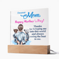 Dearest Mom, Happy Mother's Day! Thanks For Bringing Me Into This World - Acrylic Square Plaque - Gift for Mom