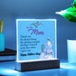 To My Mom, Thank You For Always Being The Shining Example - Happy Mother's Day - Acrylic Square Plaque - Gift for Mom