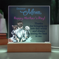 Dearest Mom, Happy Mother's Day! Thanks For Bringing Me Into This World - Acrylic Square Plaque - Gift for Mom