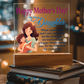 My Dear Daughter, Happy Mother's Day! Be The Best Mom For Your Kids! - Acrylic Square Plaque - Gift for Mom