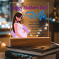 To My Wife, Happy Mother's Day! Your Journey Into Motherhood Is Just Beginning - Acrylic Square Plaque - Gift for Mom
