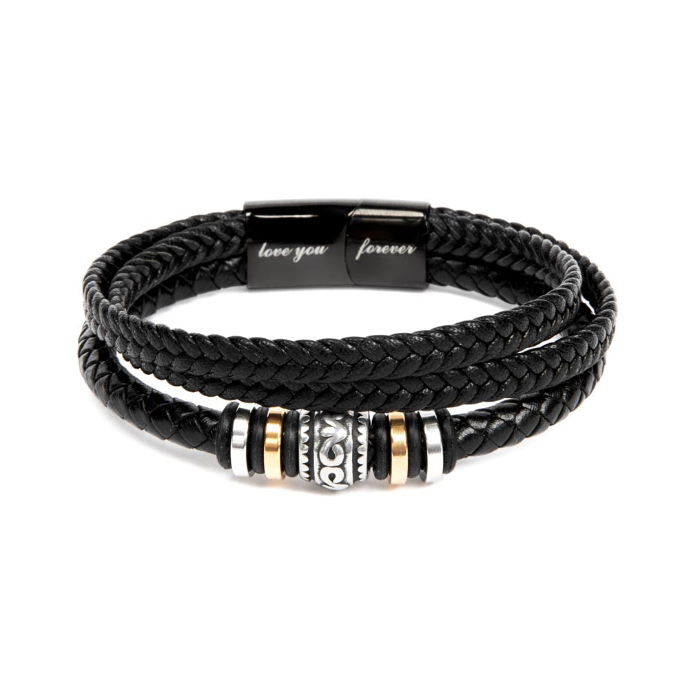 To My Husband, Valentine's Day Is More Special Because I Get To Celebrate With The Person I Love The Most - Happy Valentine's Day - Love You Forever Bracelet - Gift for Husband