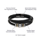 Dad, Thank You For Teaching Me What Is Important In Life - Love You Forever Bracelet - Gift for Dad