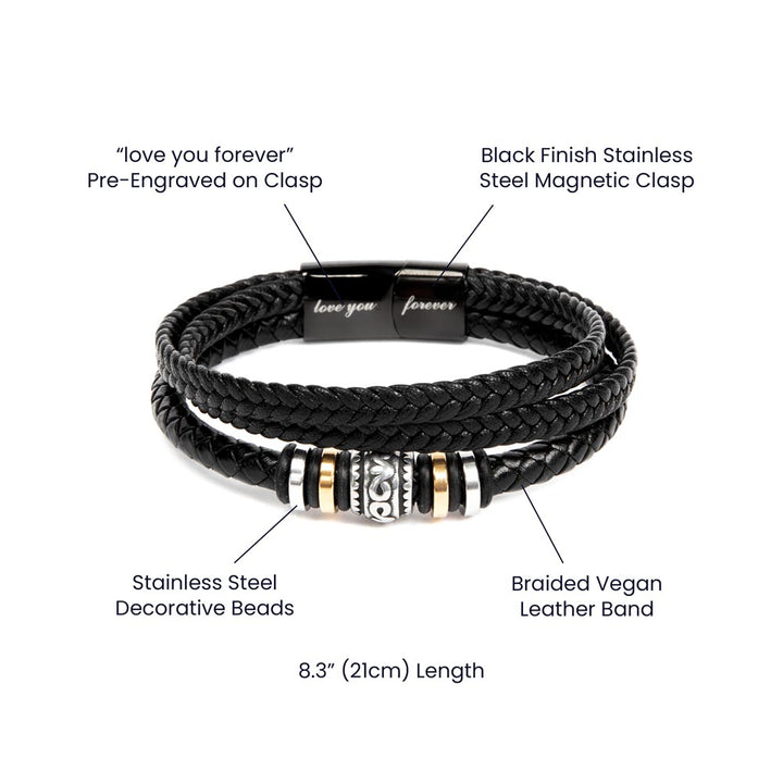 To My Friend, There Is Nothing More Precious Than Having A Good Time With The People You Love The Most On The Occasion Of Christmas – Merry Christmas – Love You Forever Bracelet – Gift for Friend