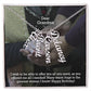 Dear Grandma, I Wish To Be Able To Offer You All You Need, As You Offered Me All I Needed! - Multi Vertical Name Necklace with Message Card - Gift for Grandma