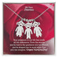 My Dear Grandma, Your Presence In My Life Has Made All The Difference - Kid Charm Necklace (w/MC) - Gift for Grandma