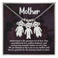 Mother, Motherhood Is The Greatest Act Of Love - Kid Charm Necklace (w/MC) - Gift for Mom