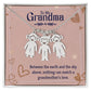 To My Grandma, Between The Earth & The Sky Above, Nothing Can Match A Grandmother's Love - Kid Charm Necklace (w/MC) - Gift for Grandma