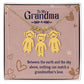 To My Grandma, Between The Earth & The Sky Above, Nothing Can Match A Grandmother's Love - Kid Charm Necklace (w/MC) - Gift for Grandma