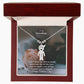To My Grandma, I Can't Help But Feel So Much Gratitude For All The Love You've Shown & All The Lessons You've Shared - Kid Charm Necklace (w/MC) - Gift for Grandma