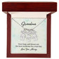 Grandma, Your Hugs & Kisses Are The Best Medicine For A Bad Day - Kid Charm Necklace (w/MC) - Gift for Grandma
