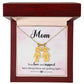 Mom, Your Love & Support Have Always Been My Guiding Light - Kid Charm Necklace (w/MC) - Gift for Mom