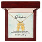 Grandma, Your Hugs & Kisses Are The Best Medicine For A Bad Day - Kid Charm Necklace (w/MC) - Gift for Grandma