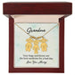 Grandma, Your Hugs & Kisses Are The Best Medicine For A Bad Day - Kid Charm Necklace (w/MC) - Gift for Grandma