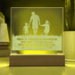 Today Is A Dedicated Reminder - Happy Father's Day, Dad - Engraved Acrylic Square Plaque - Gift for Dad