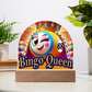 Bingo Queen - Acrylic Dome Plaque - Gift for Her