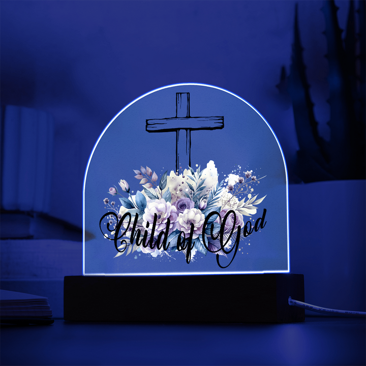 Child Of God Dome Acrylic Plaque – Gift for Her