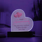 Happy Anniversary, May Your Love Continue To Grow Stronger Each Day! - Printed Heart Acrylic Plaque - Gift for Wife