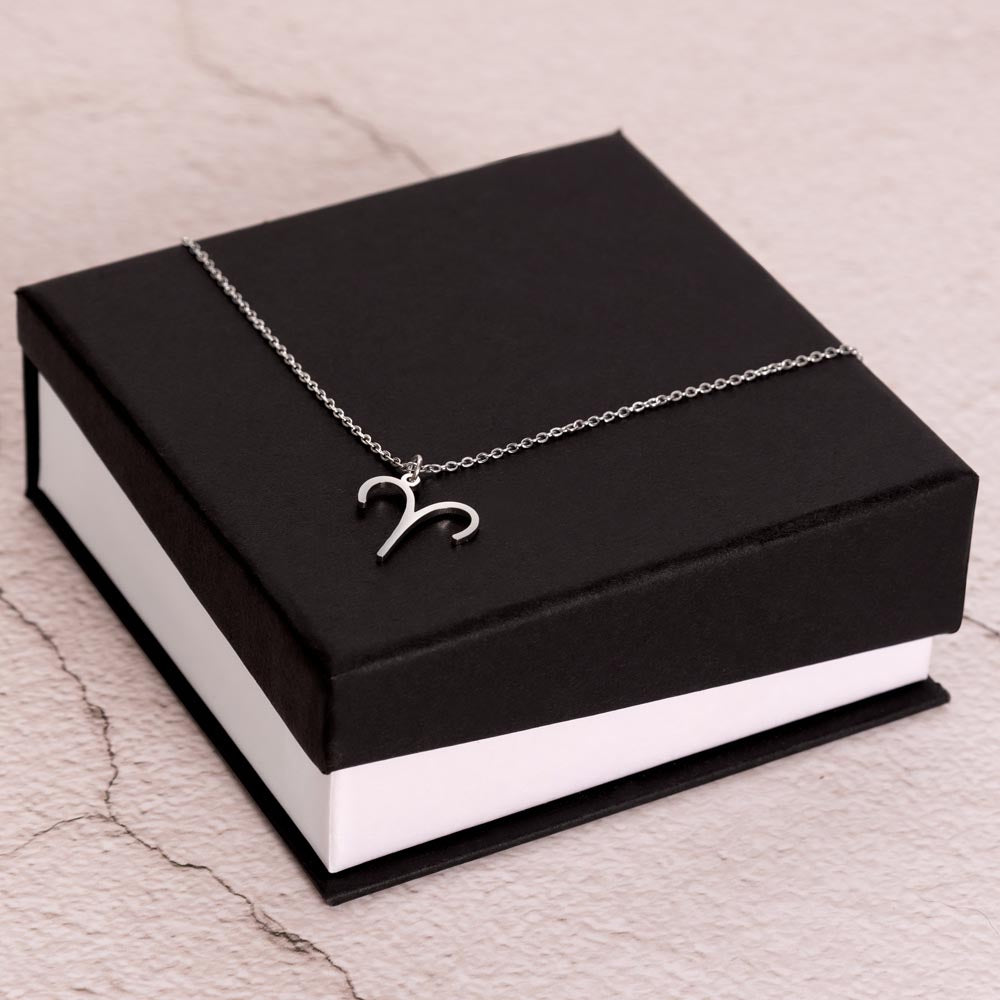 To My Wife Aries, I've Never Been So Scared Of Losing Something In My Entire Life - Zodiac Symbol Necklace - Gift for Wife