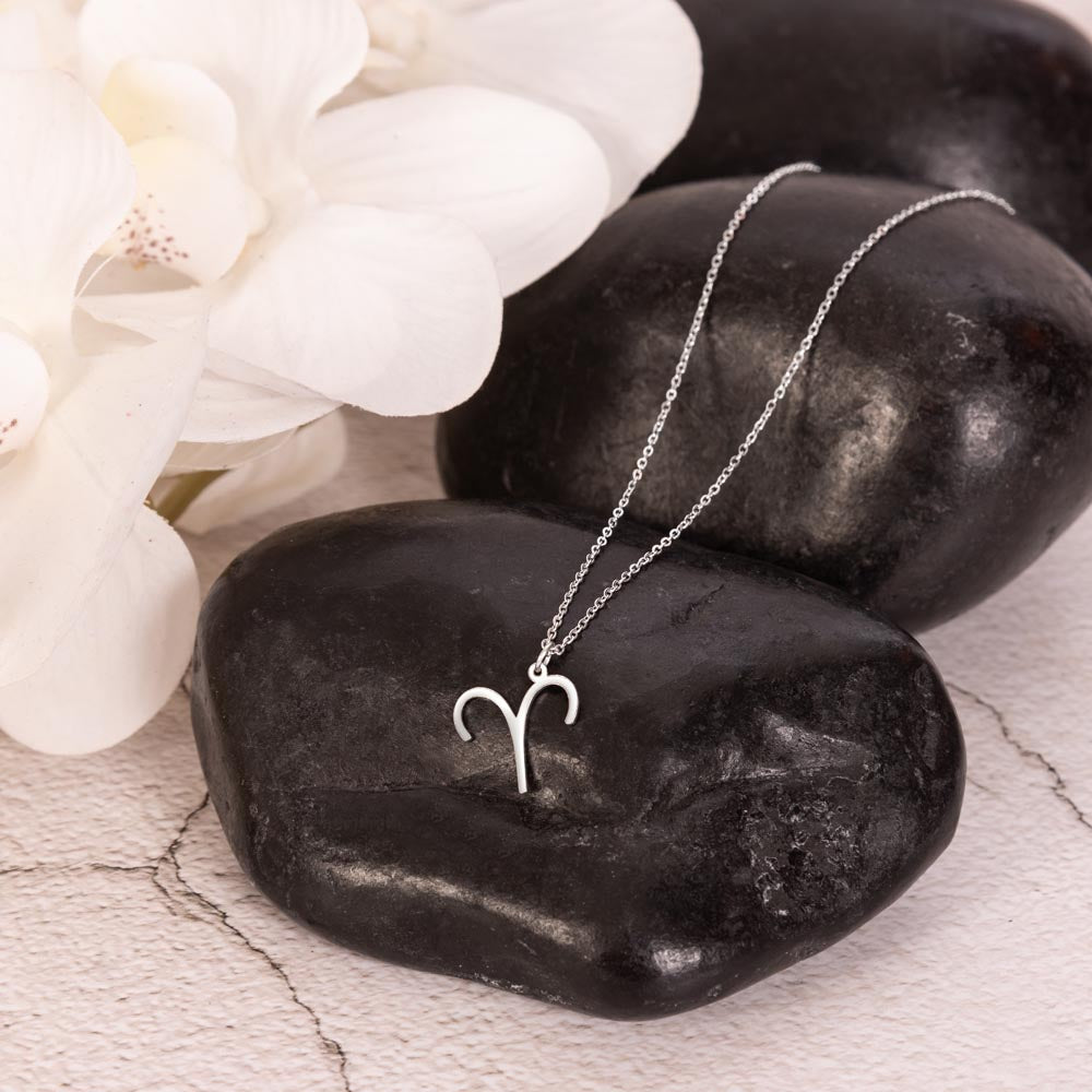 To My Wife Aries, I've Never Been So Scared Of Losing Something In My Entire Life - Zodiac Symbol Necklace - Gift for Wife