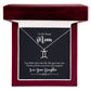 To My Bonus Mom Gemini, You Didn't Give Me Life, Life Gave Me You - Zodiac Symbol Necklace - Gift for Mom